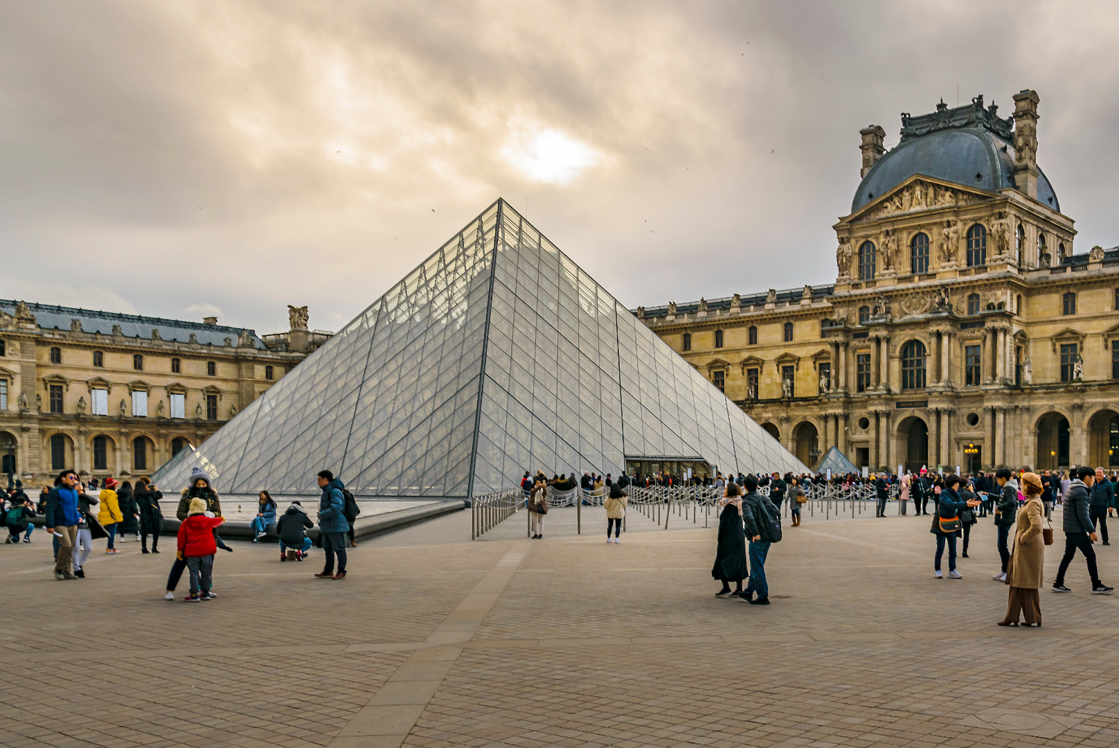 Louvre Museum in Paris.