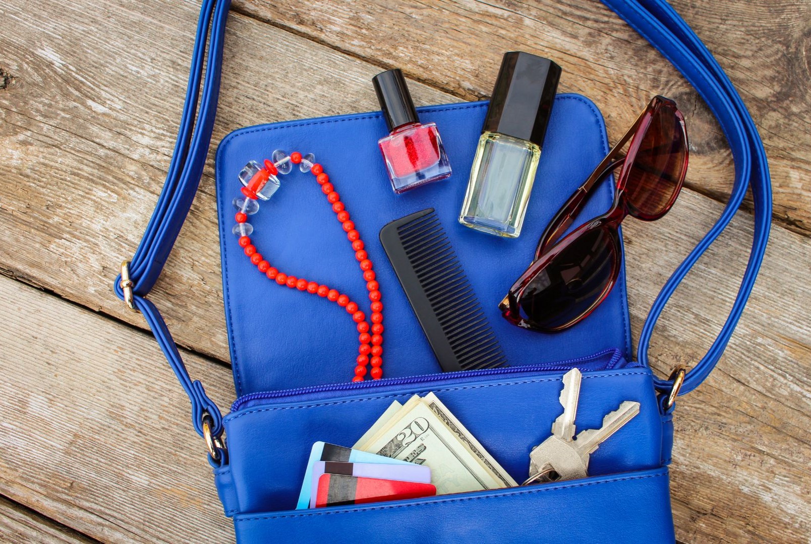 Maximizing Space in Your Travel Purse.