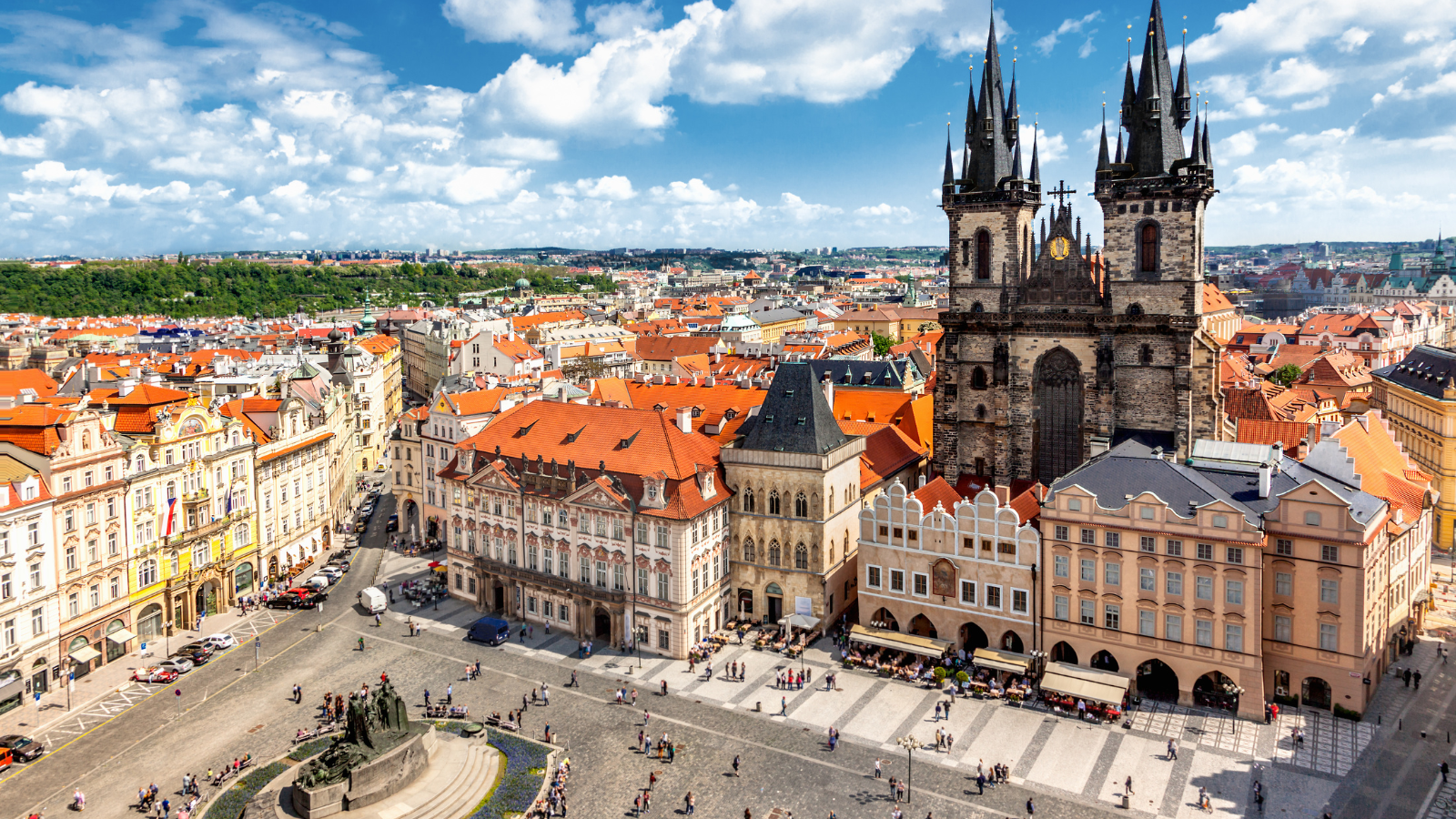 Exploring Prague's old town square - first thing in the list of 10 best things to do in the Czech Republic