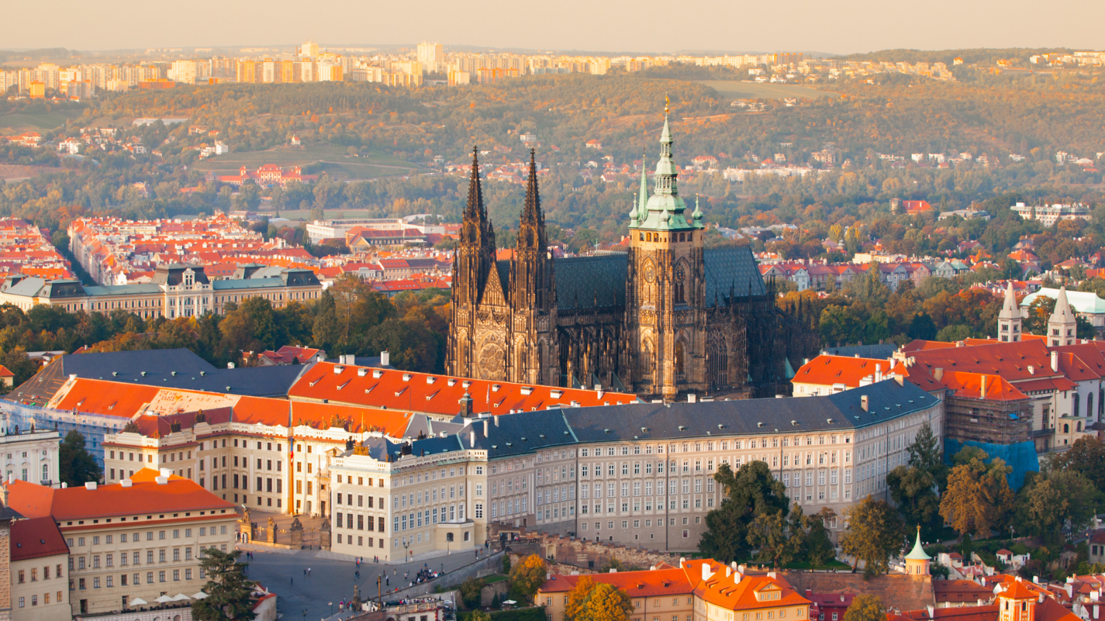 First option in the list of 10 options to see in Prague in 1 day - Prague Castle (Pražský hrad)