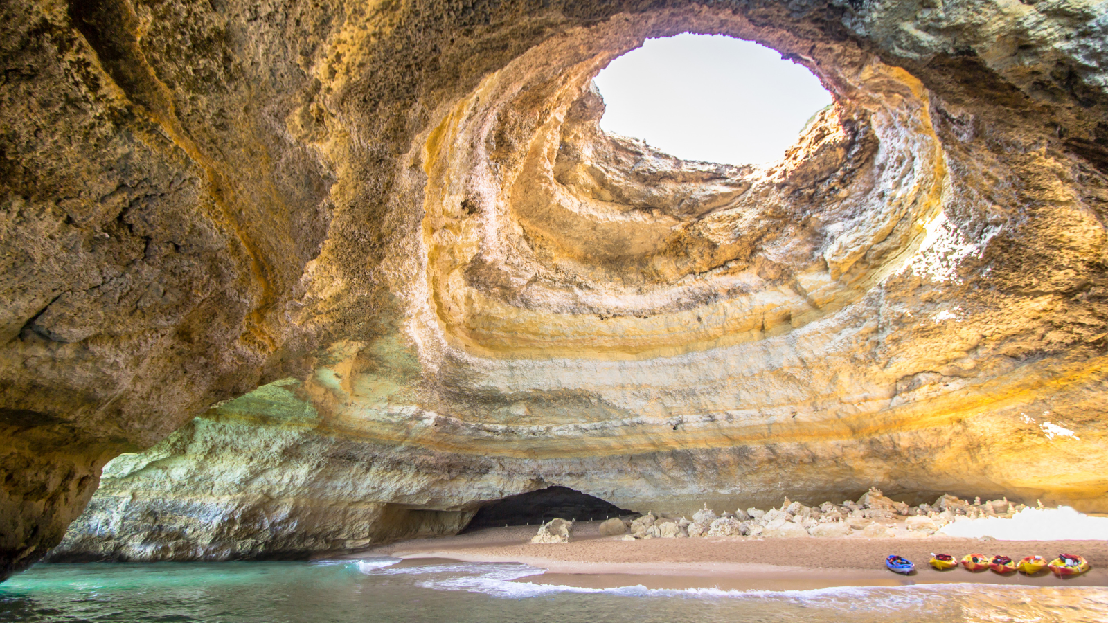 Explore the beautiful Benagil sea caves - the fifth thing in the list of 10 best things to do in Portugal