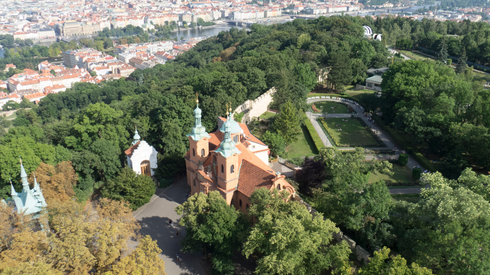 Seventh option in the list of 10 options to see in Prague in 1 day - Petřín Hill
