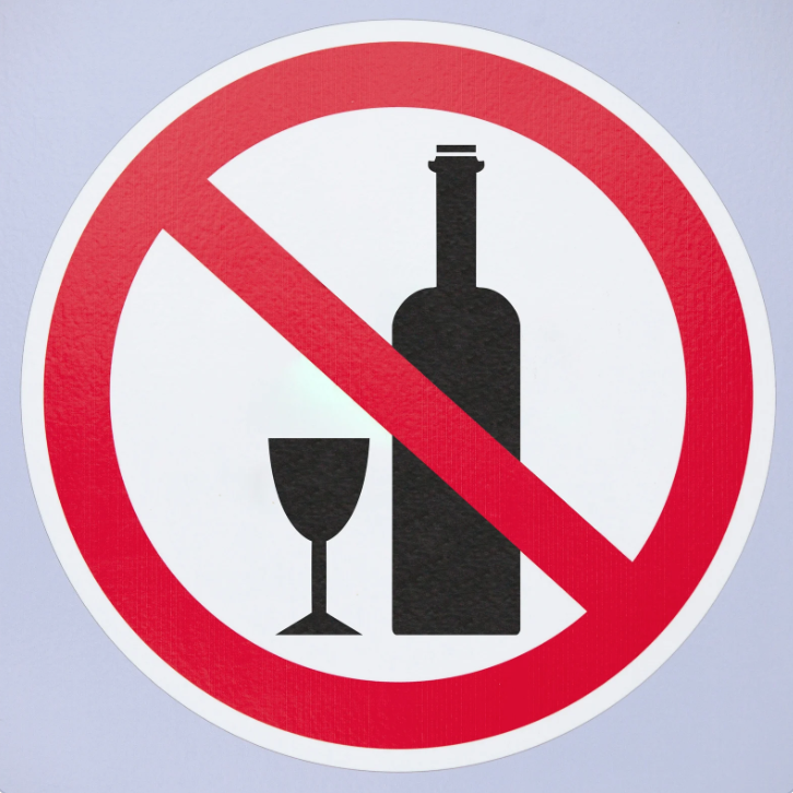 Avoid consuming alcohol while operating a vehicle