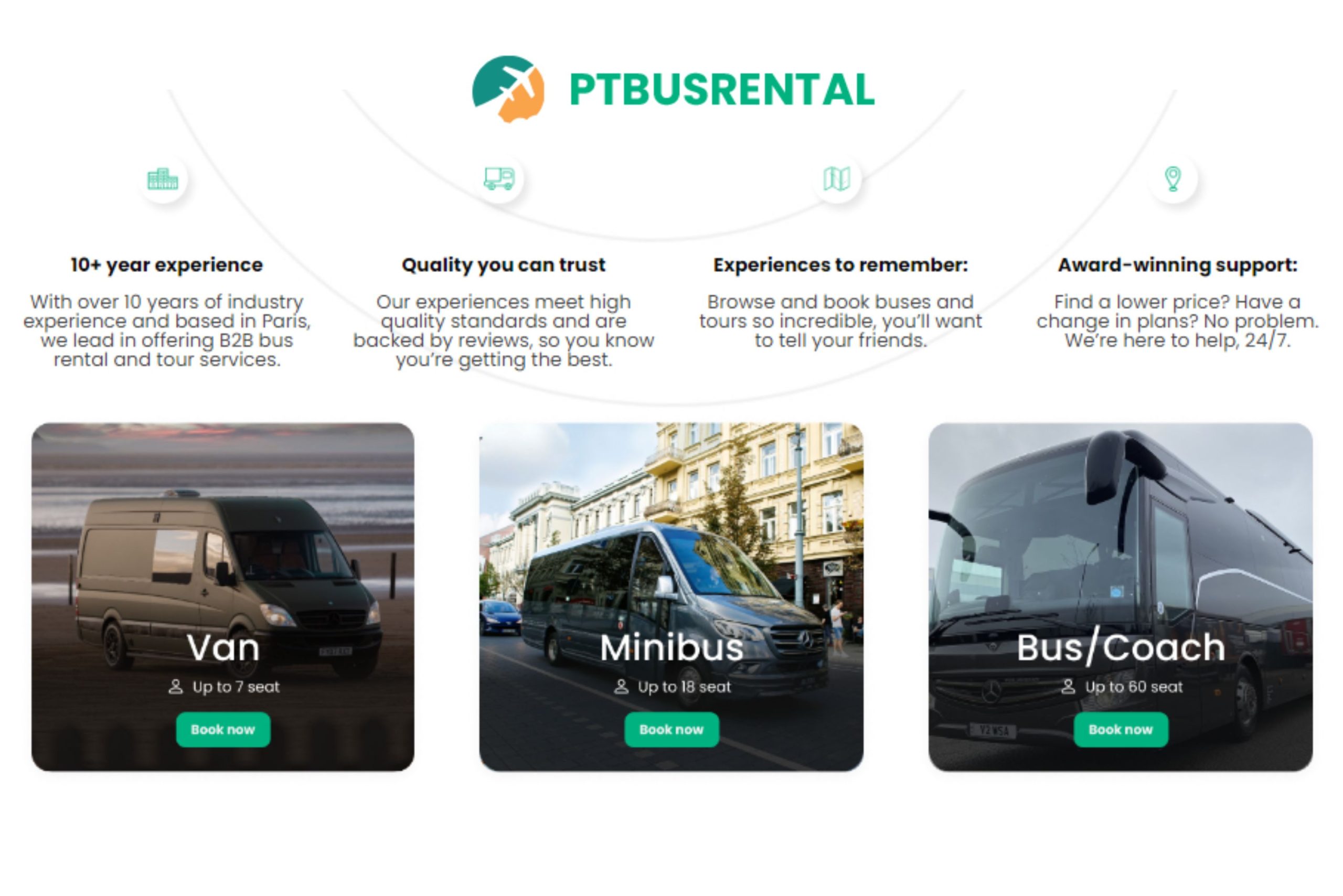 Travel Europe with ease with PTBusrental