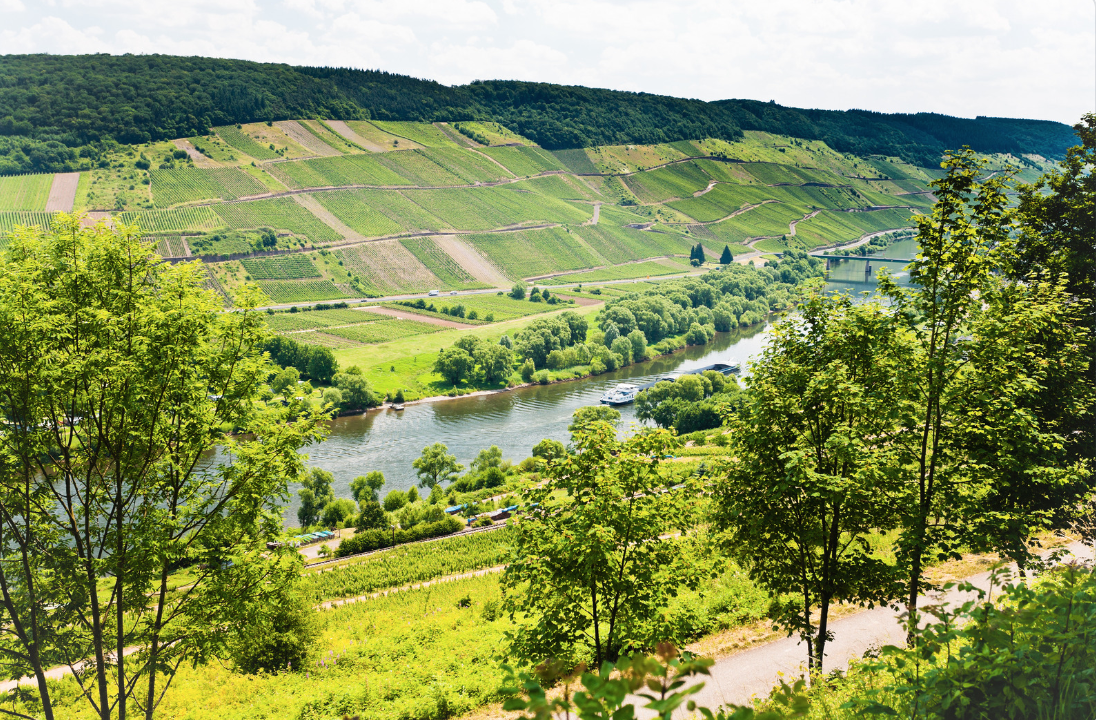 Moselle Valley and Mosel river